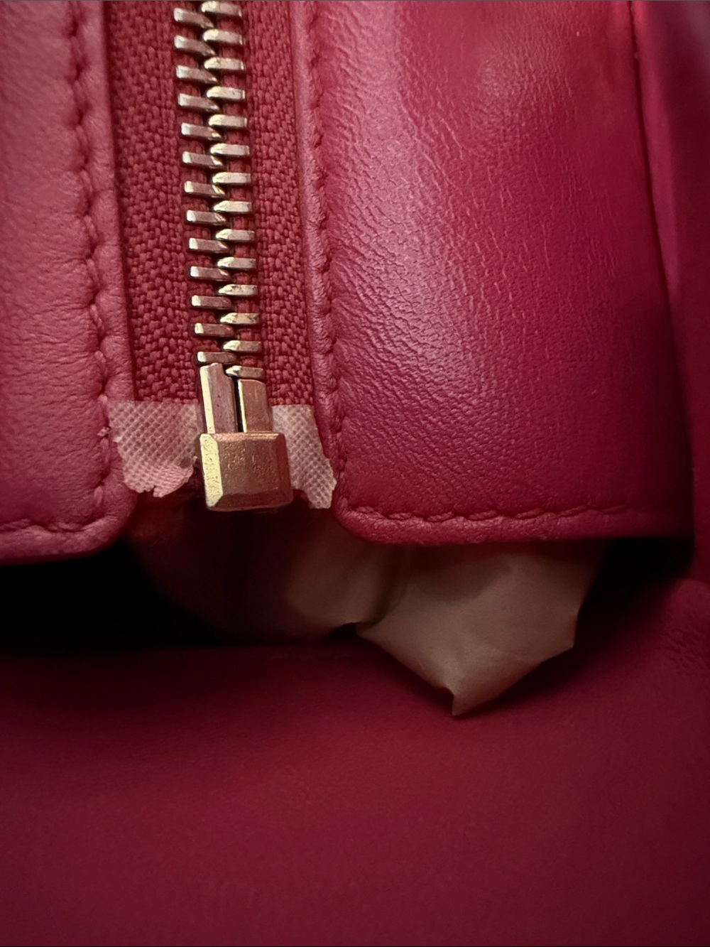 BVLGARI Monte Plissé Tote Bag – Pink Pleated Nappa Leather - Picture 13 of 13